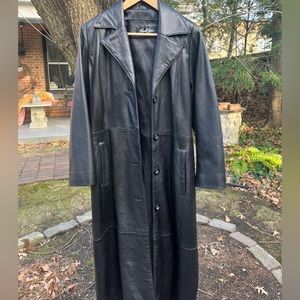 Leather Trench Coat